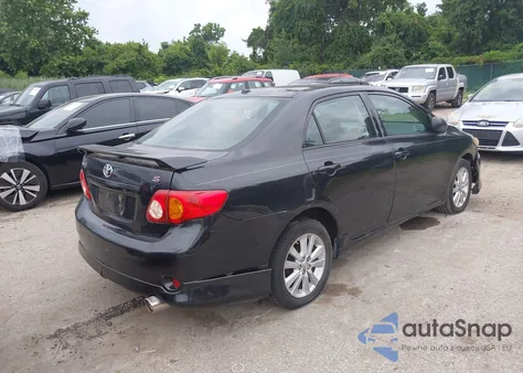 2009 Toyota Corolla S из США, поврежденный, VIN 2T1BU40E29C107618